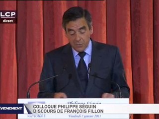 Colloque en hommage à Philippe Séguin : Discours de clôture par François Fillon, Premier Ministre