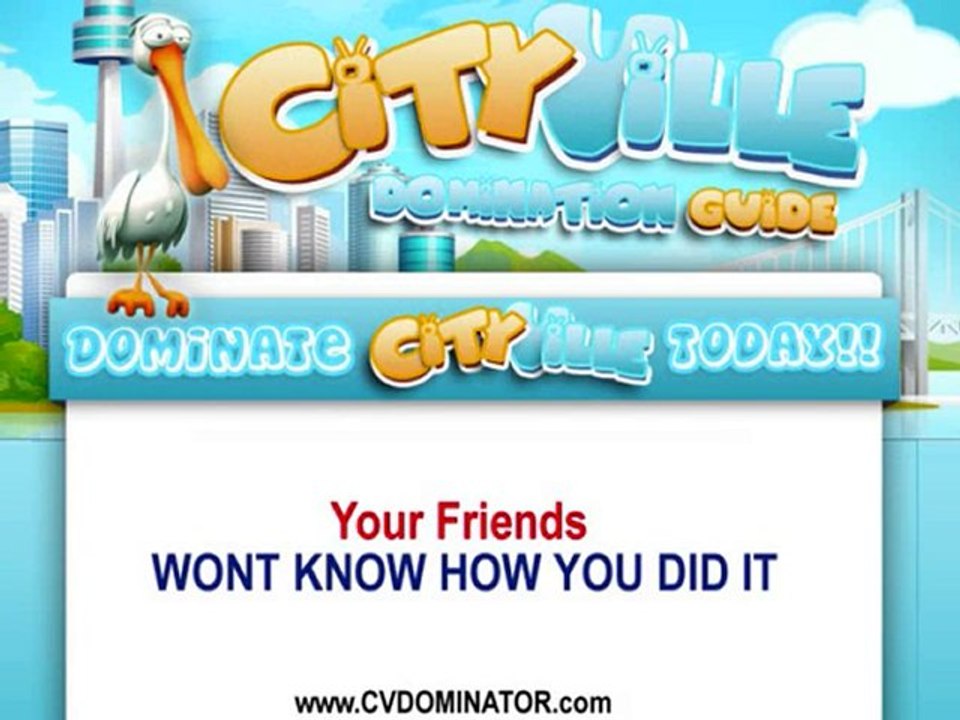 The Secret Cityville Guide - Level Up Fast 100% Legal