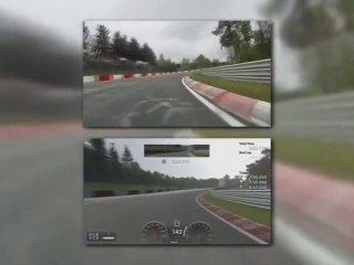 Gran Turismo 5 - Comparatif jeu VS réalité au Nürburgring