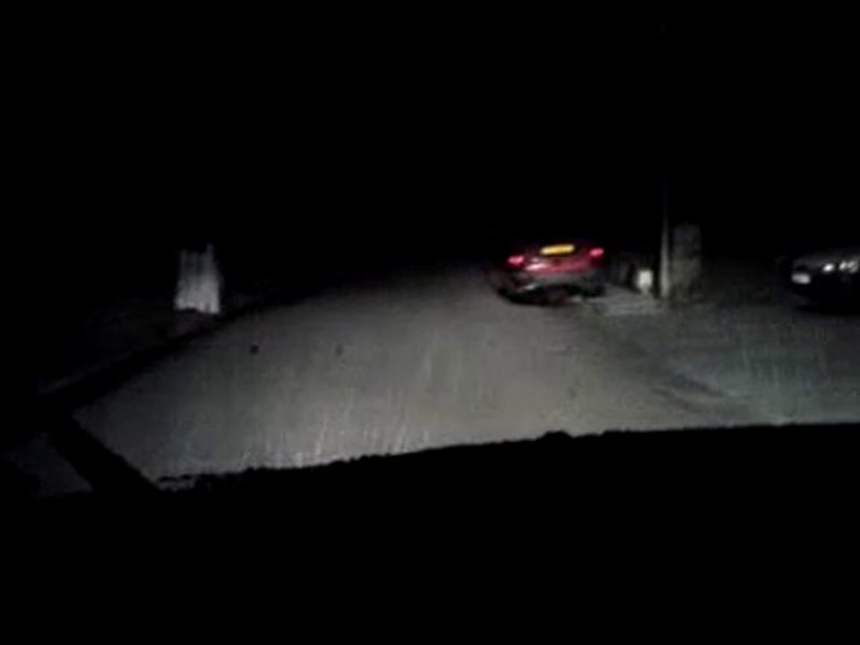 Averse de neige a guilers en bretagne