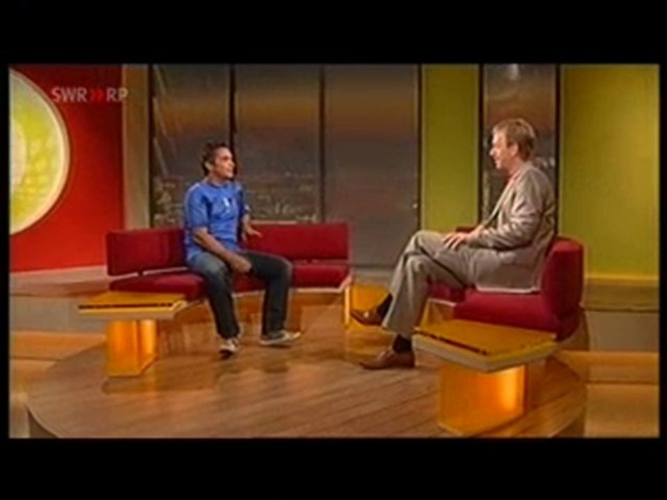 Roberto Capitoni beim SWR RP TV Interview