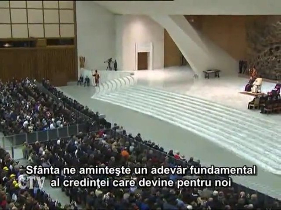 Papa: Rugăciune şi caritate pentru cei răposaţi