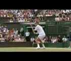 Roger Federer Forehand and Bjorn Borg Modern Tennis