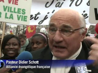 "Marche pour la vie" des anti-avortement à Paris