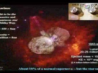 Galactic Neighbor Spews Out Gas in Brilliant Explosions