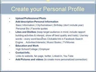 How To Set Up Facebook Profile