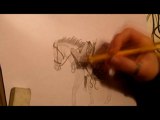 speed drawing voltige cosaque