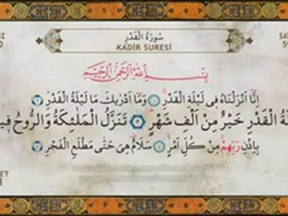 Kadir Suresi