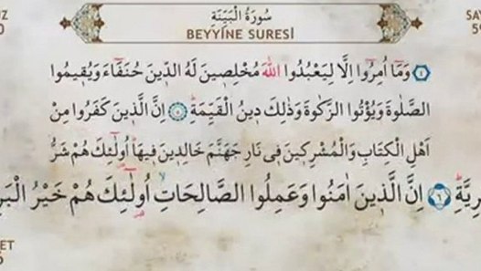 Beyyine Suresi Dailymotion Video