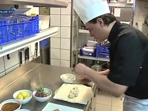 Recette : croustillant de noix de Saint Jacques