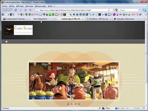 Installer Nivo Slider avec JQuery