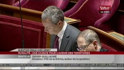SEANCE,Question orale "La ruralité: une chance pour la cohésion et l'avenir des territoires "