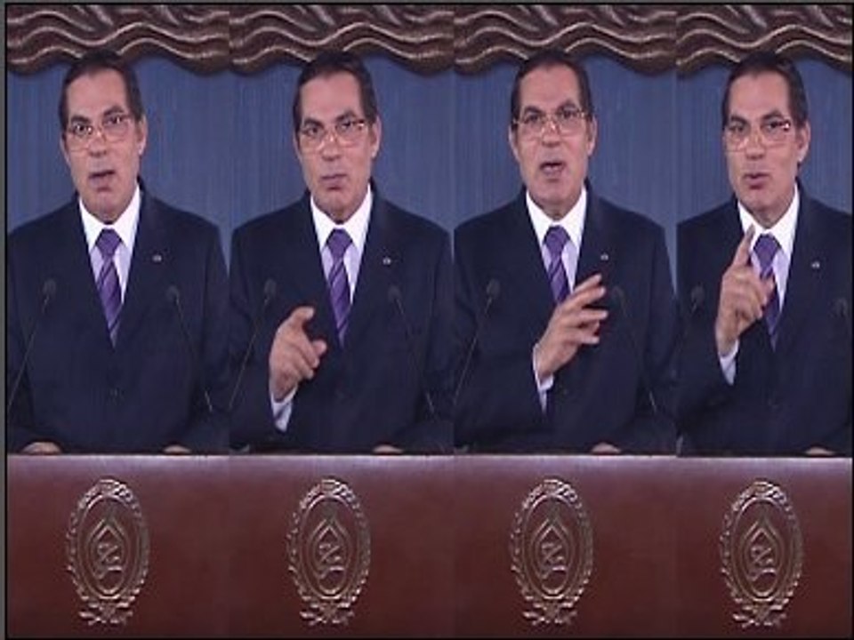 Ben Ali: "Je vous ai compris"