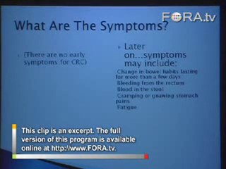 Risk Factors and Symptoms of Colorectal Cancer