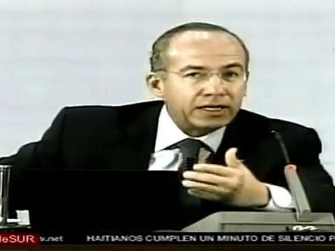 Calderón atribuye a guerra entre narcotraficantes la elevación de la violencia en México en 2010