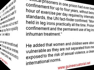 Torture rife in Equatorial Guinea, UN confirms