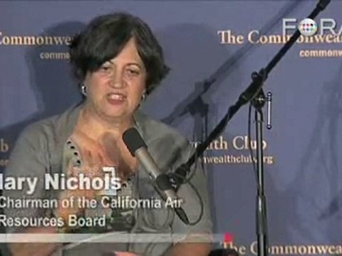 Mary Nichols on the California Emissions Plan