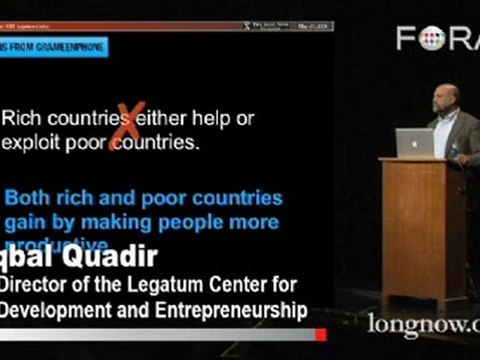 Iqbal Quadir Draws Lessons from GrameenPhone