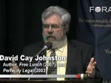 David Cay Johnston on Pro Sports Subsidies