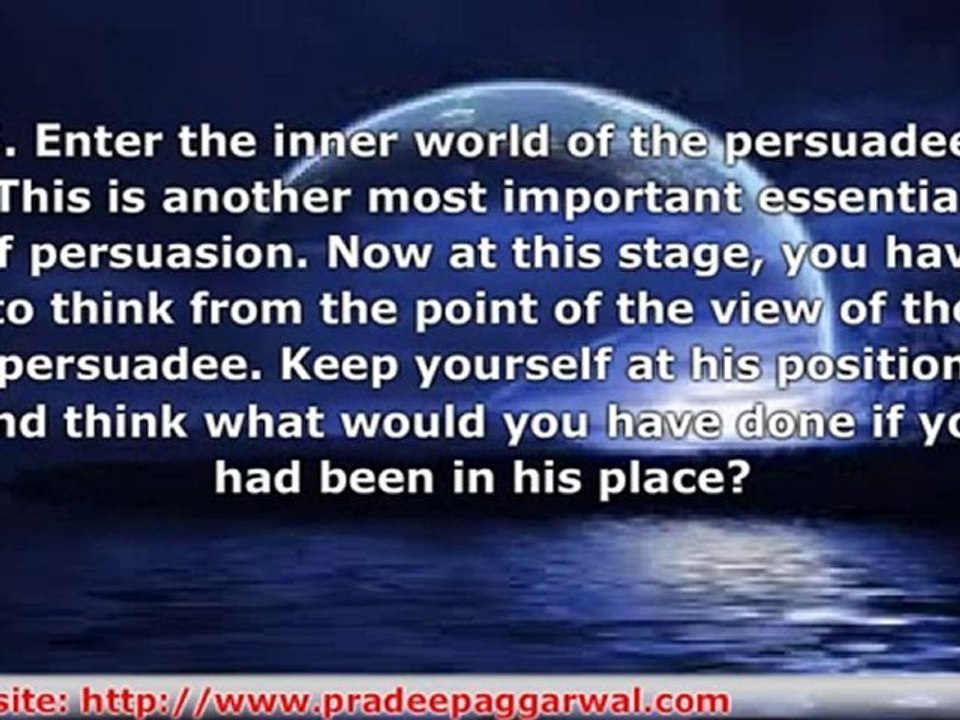 What Are The 5 Essentials To Persuade Any One At Any Time?