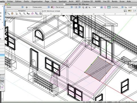 Intégration 2D/3D - Vectorworks 2011