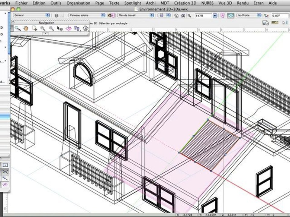 Intégration 2D/3D - Vectorworks 2011