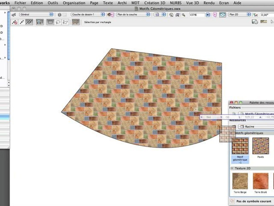 Motifs Géométriques - Vectorworks 2011