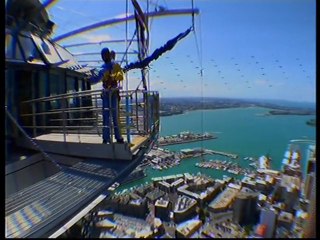 Sky Tower Jump, Auckland  - 194metres!! (John Pravin)