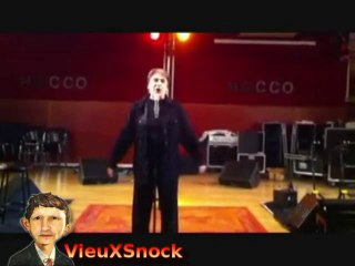 Serge Lama en répétition avant sa tournée 2011