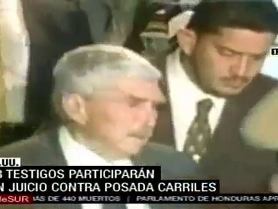 En El Paso, 18 personas atestiguarán contra Posada Carriles