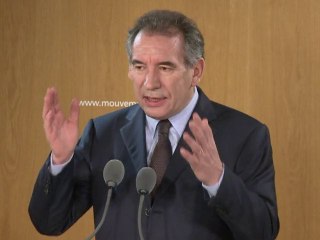 François Bayrou: le MoDem a fait le choix "de l'intégrité"