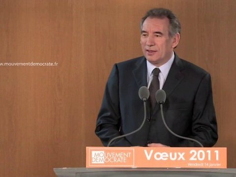 FRANÇOIS BAYROU - VOEUX A LA PRESSE 2011
