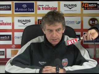 L'interview de Christian Gourcuff avant Lorient / Lyon