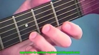 EXERCICE DE GUITARE - ENCHAINEMENTS ACCORDS MAJEURS SIMPLES
