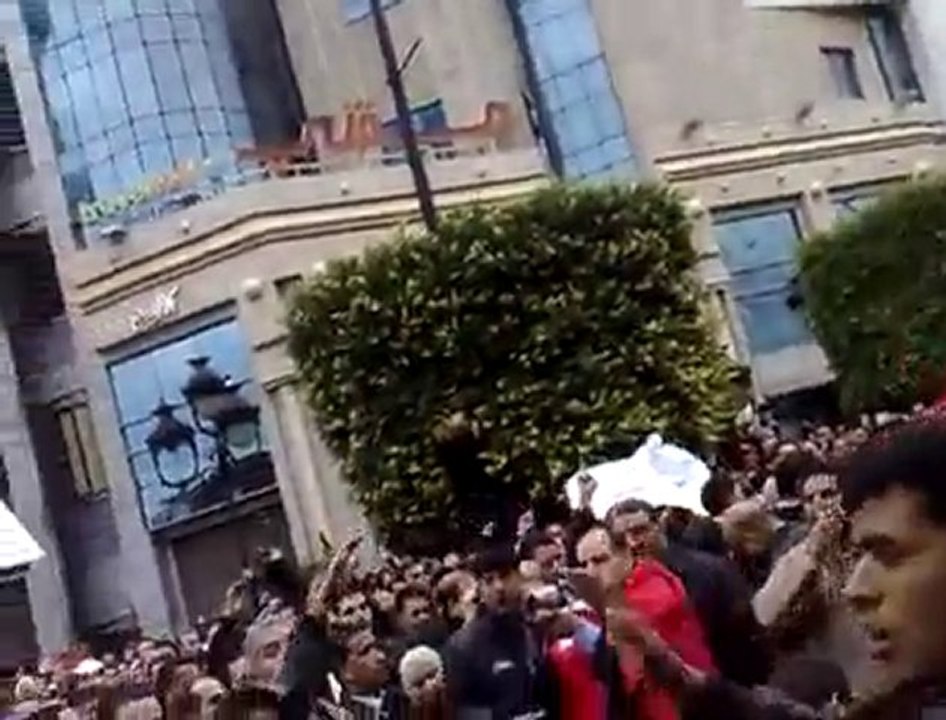Ministère intérieur ! Révolte tunisienne ! 14/01/2011