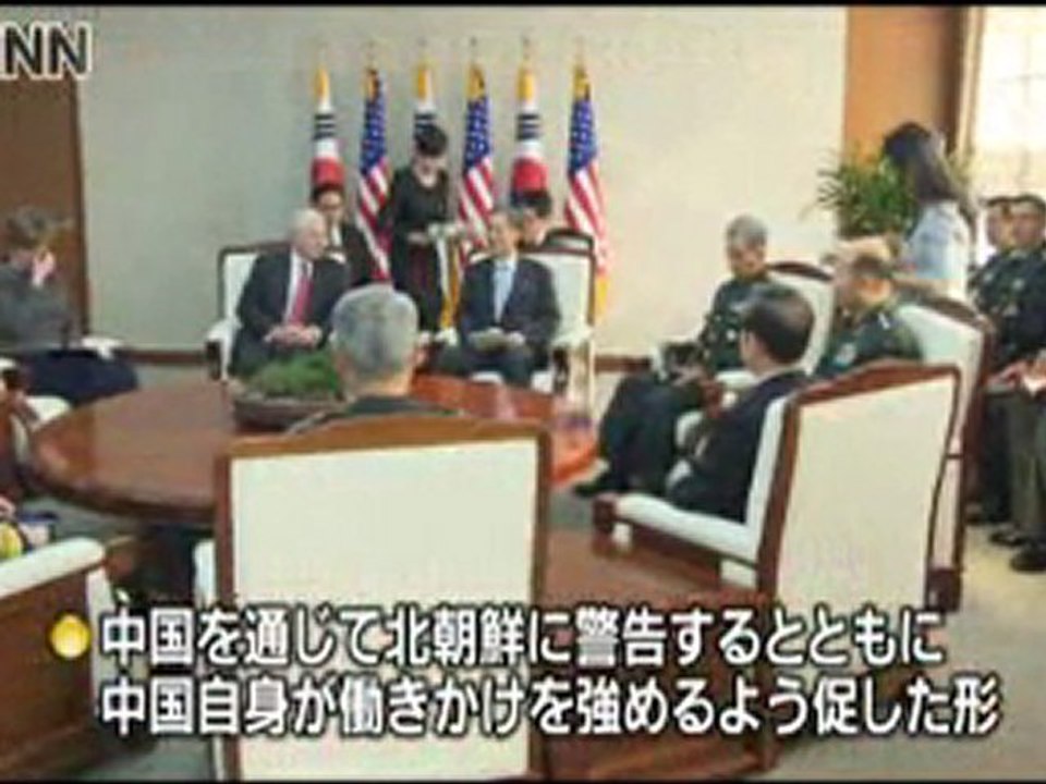 北から挑発があれば強硬に対応～米国防長官