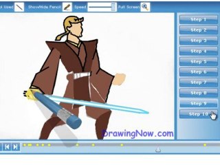How to draw Anakin Skywalker