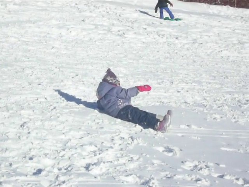 Cécile dans la neige