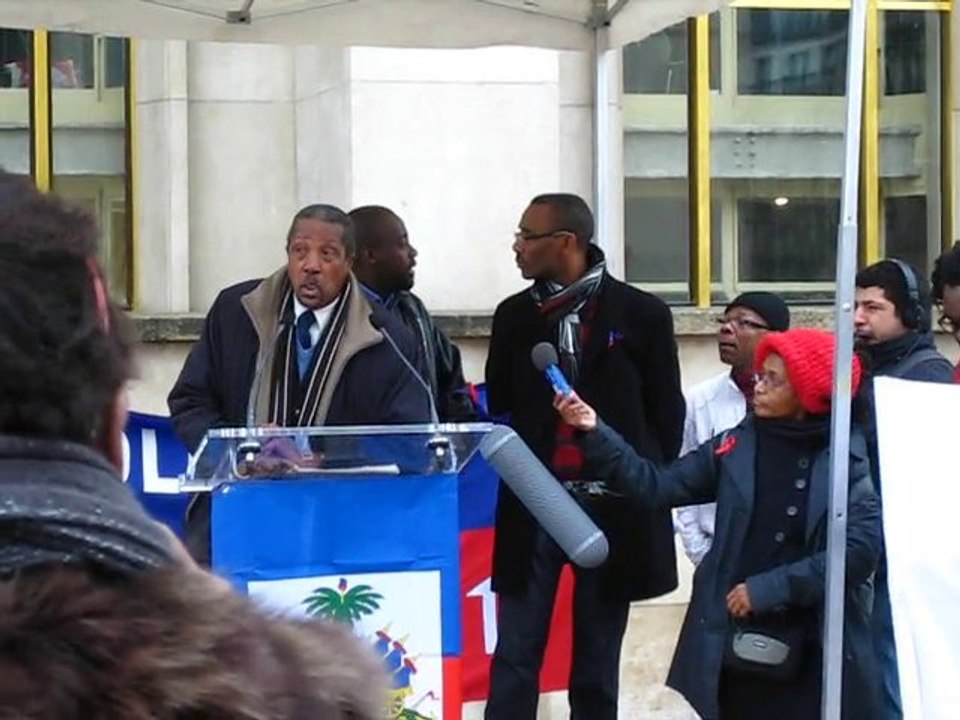 Haïti anniversaire funeste 12 janvier 2011, Paris, Trocadero
