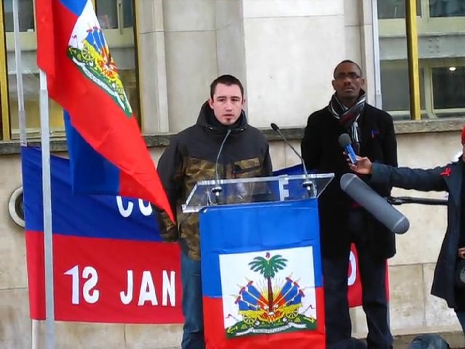Haïti anniversaire funeste 12 janvier 2011, Paris, Trocadero