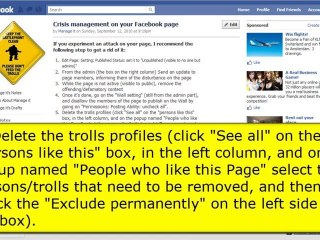 How to manage a troll attack on your Facebook page