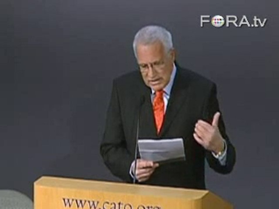 Vaclav Klaus on Supranationalism in Europe
