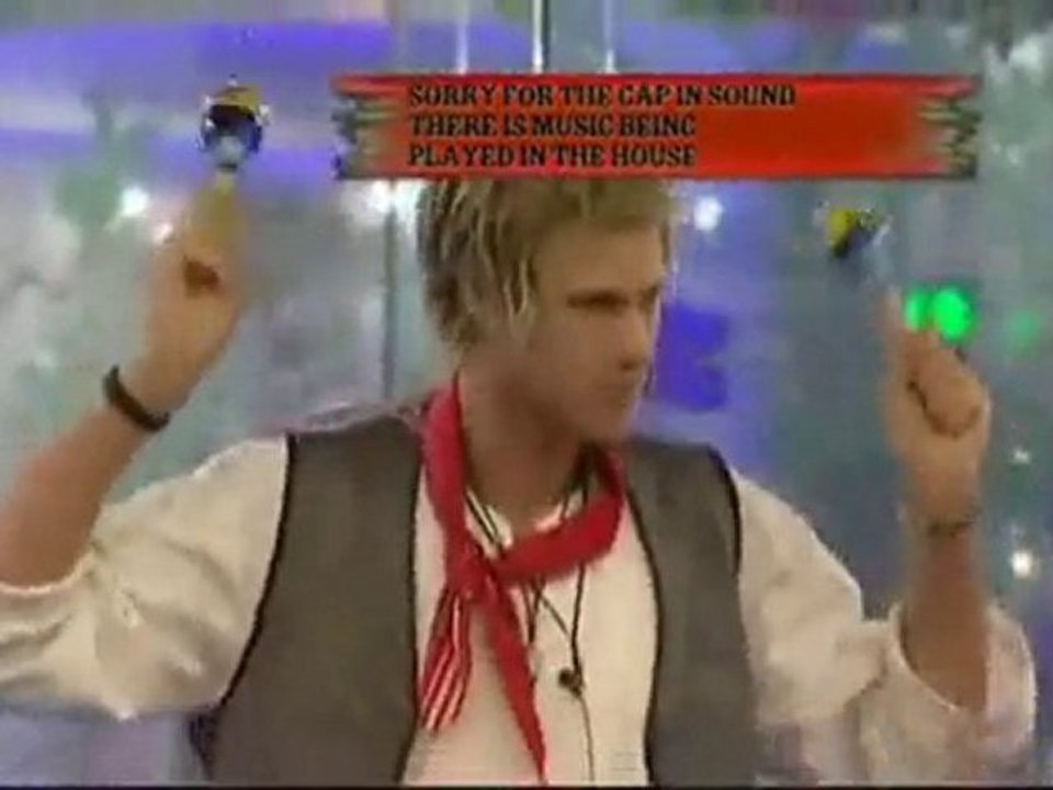 John James shakes his maracas