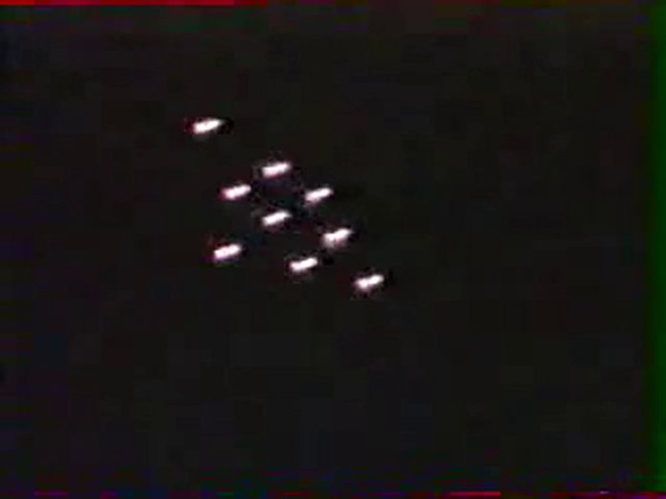Ufo Fleet in France 2008 Flotte d'ovnis en France