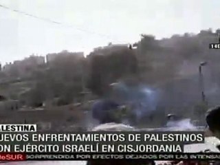 Ejército israelí ataca a palestinos queprotestaban  pacíf