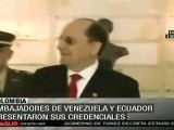 Embajadores de Ecuador y Venezuela presentaron sus cartas credenciales