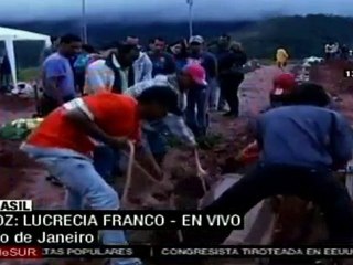 Sigue en aumento número de víctimas por lluvias en Brasil