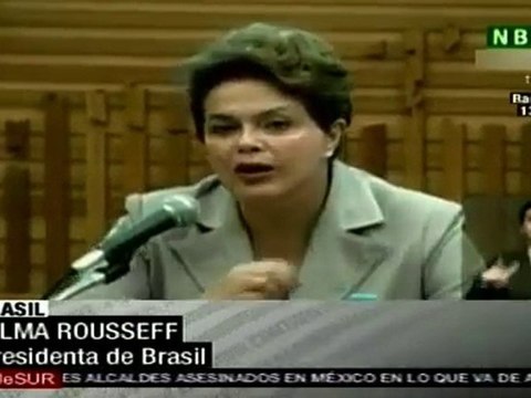 Dilma Rousseff, se comprometió a trabajar en conjunto con el gobernado de Río de Janeiro