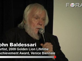 John Baldessari Explains Unusual Framing of His Work