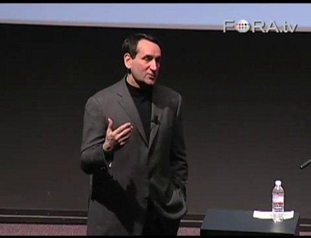 Coach Mike Krzyzewski on Playing Ball for Duke